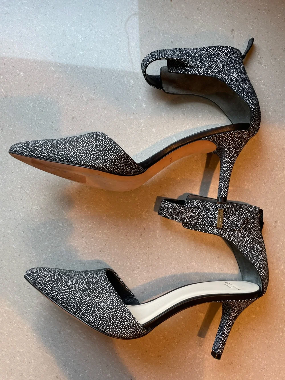 Cole Haan Pointed-Toe Pumps | Black/White